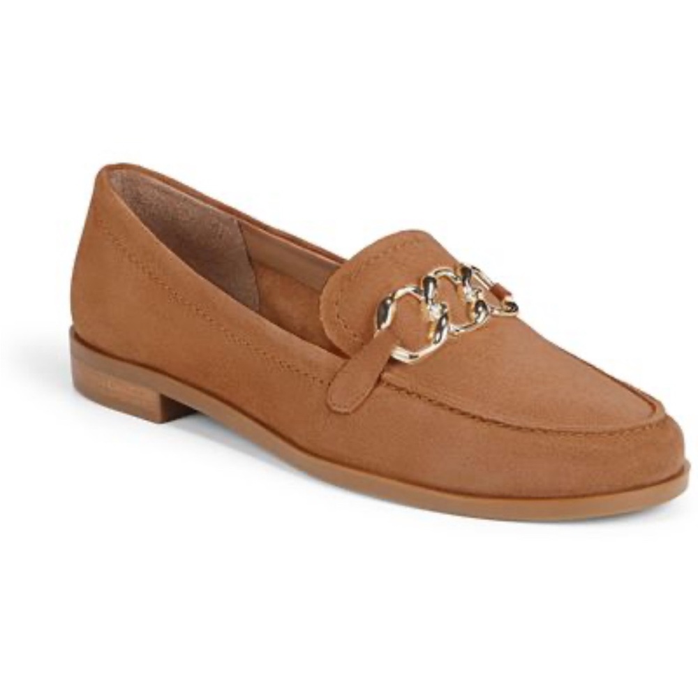 27 EDIT Naturalizer Sevyn Womens Embellished Suede Slip On Loafers (WIDE)